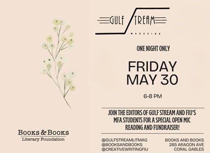 Books & Books will host a collaborative open mic night and fundraiser that merges literary celebration with grassroots support for a cherished South Florida journal.