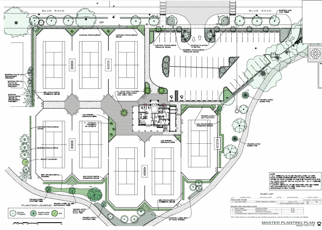 Riviera Country Club Tennis Facility