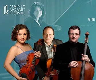 The program features a distinguished ensemble: Yulia Ziskel (violin) and Dov Scheindlin (viola) from the New York Philharmonic, Dmitry Kouzov (cello), and Marina Radiushina (piano), who also serves as artistic director of the Mainly Mozart Festival.