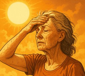According to a recent study sustained exposure to heat over 80 degrees accelerates biological aging.
