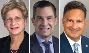 Photo of Vice Mayor Rhonda Anderson, Mayor Vince Lago, and Commissioner Richard Lara.