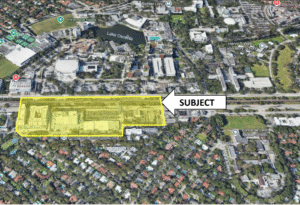 The proposed “University Station Rapid Transit District Overlay,” a rezoning initiative that would allow high-rise, mixed-use development directly across from the University of Miami and its Metrorail station.