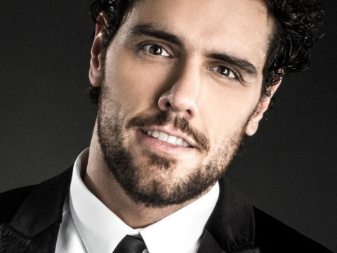 Publicity portrait of Brazilian operatic tenor Thiago Arancam, performing Oct. 17 at Sanctuary of the Arts in Coral Gables.