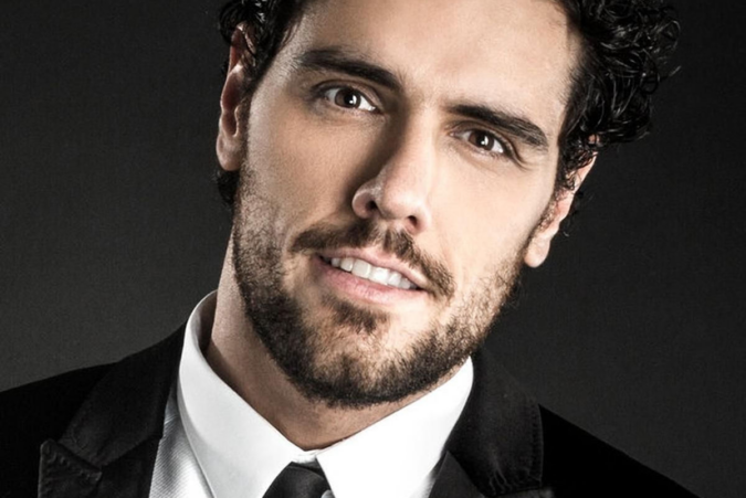 Publicity portrait of Brazilian operatic tenor Thiago Arancam, performing Oct. 17 at Sanctuary of the Arts in Coral Gables.